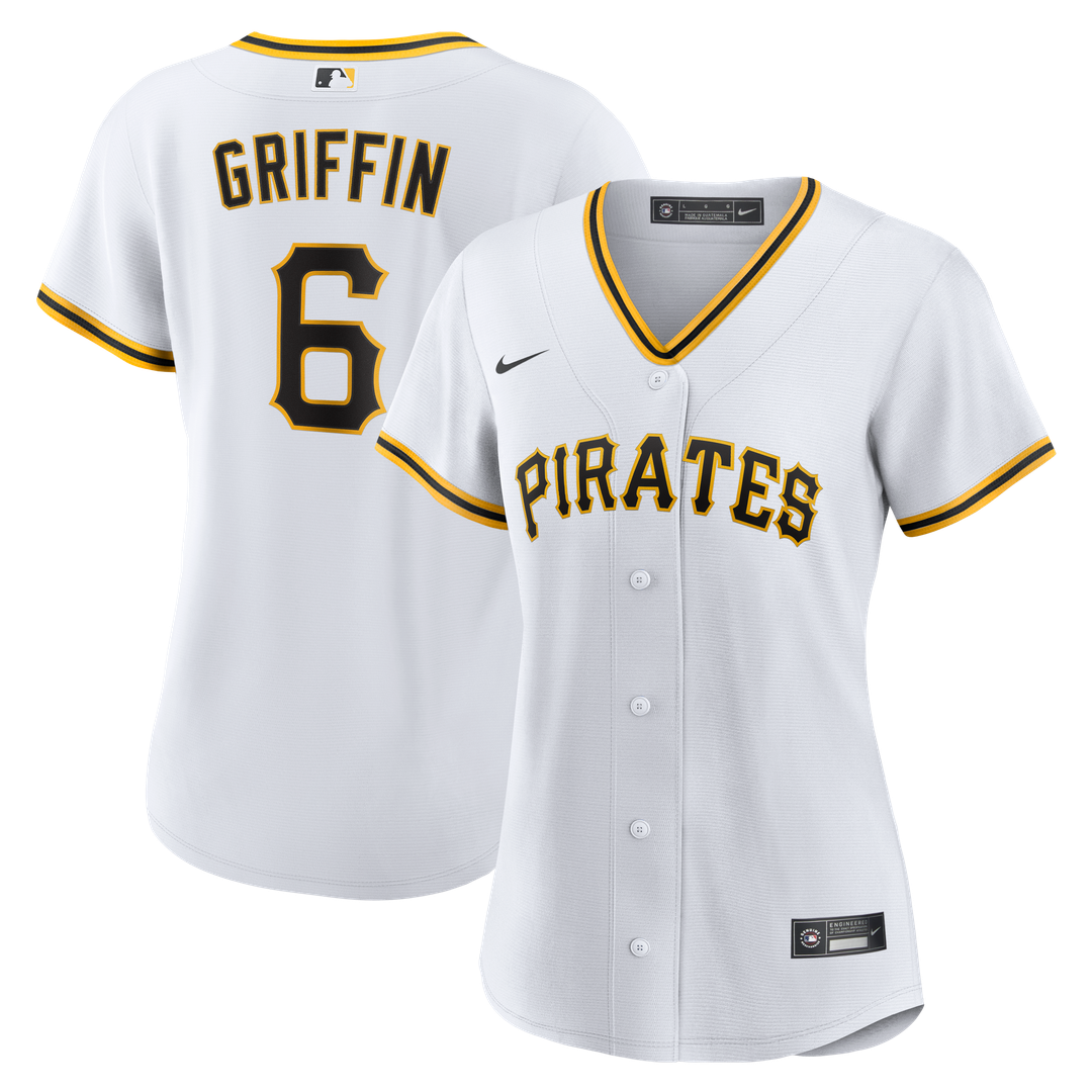 Konnor Griffin Pittsburgh Pirates Nike Women's Home Replica Jersey - White