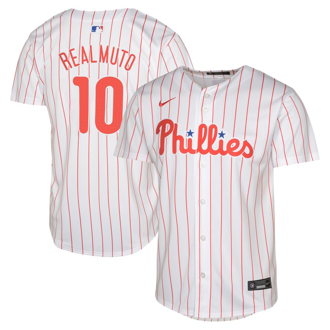 J.T. Realmuto Philadelphia Phillies Nike Youth Home Limited Jersey – White