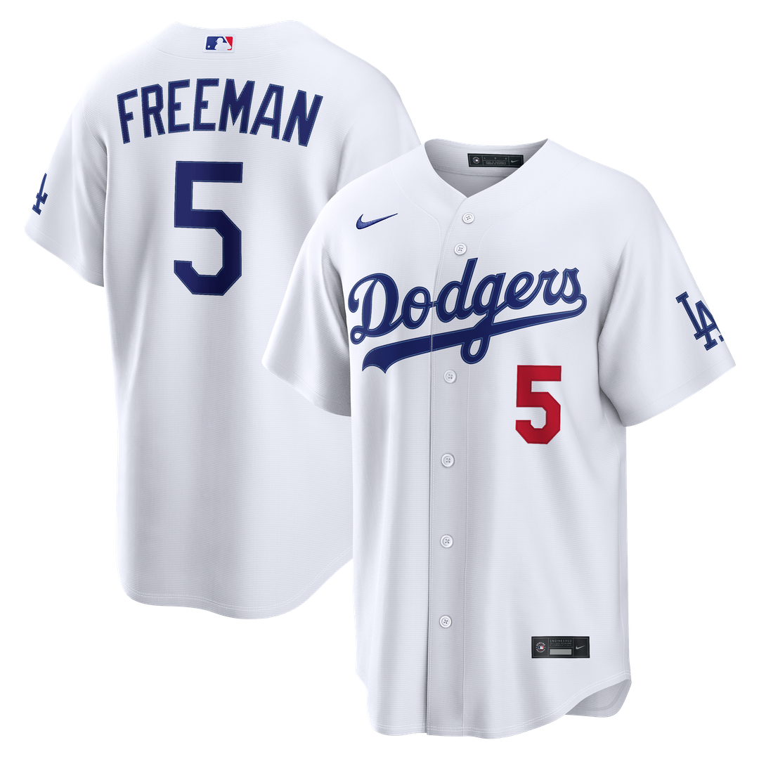 Freddie Freeman Los Angeles Dodgers Nike Home Stadium Jersey - White