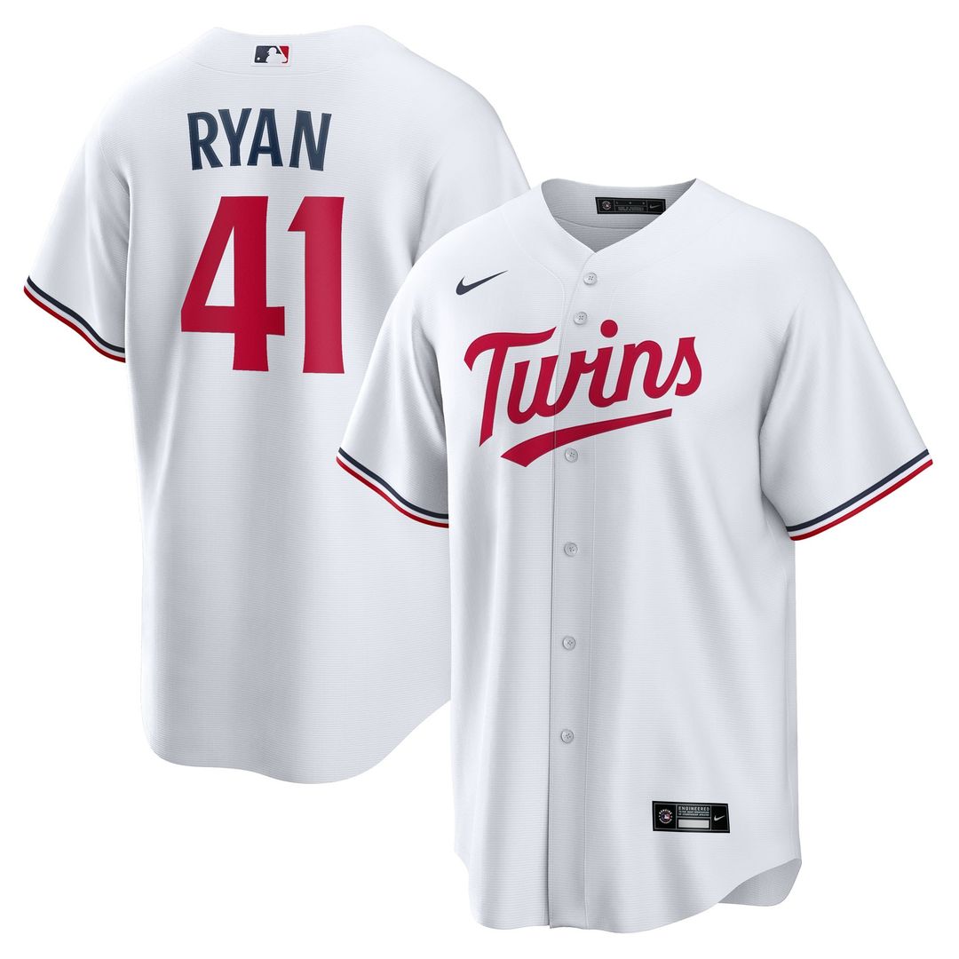 Joe Ryan Minnesota Twins Nike Youth Home Replica Jersey - White