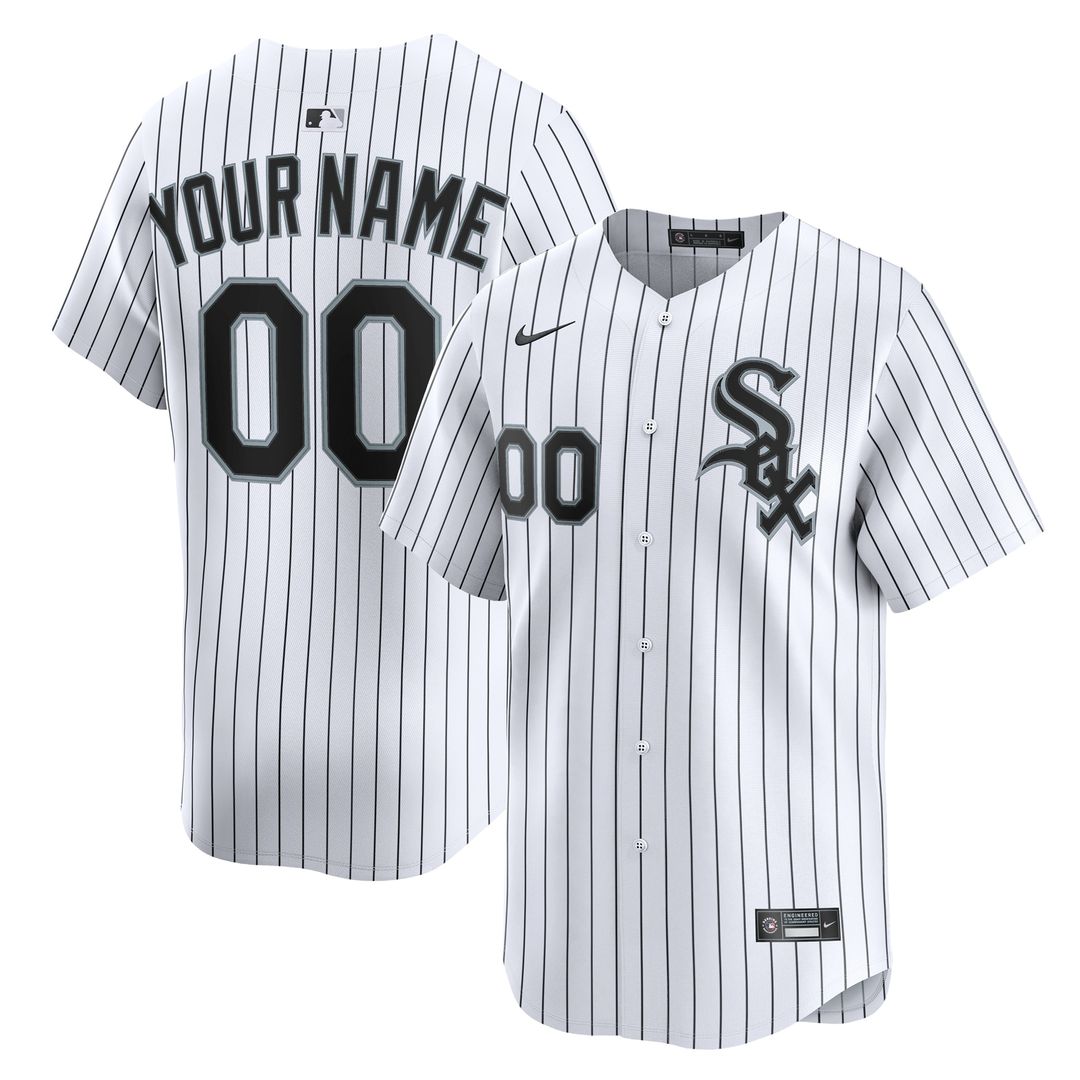 Chicago White Sox Nike Youth Home Custom Limited Jersey - White