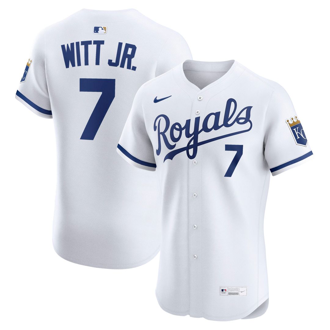 Bobby Witt Jr. Kansas City Royals Nike Home ElitePlayer Jersey - White