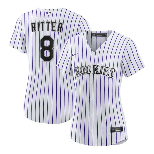 Ryan Ritter Colorado Rockies Nike Women's Home Replica Jersey - White