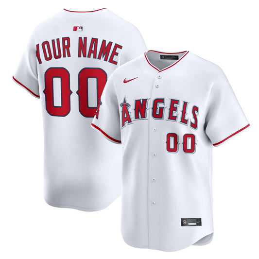 Los Angeles Angels Nike Home Limited Custom Jersey - White