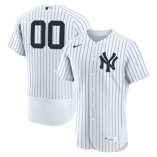 New York Yankees Nike Home Authentic Custom Jersey - White