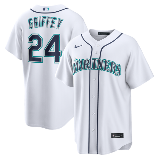 Ken Griffey Jr. Seattle Mariners Nike  Home Replica Jersey - White