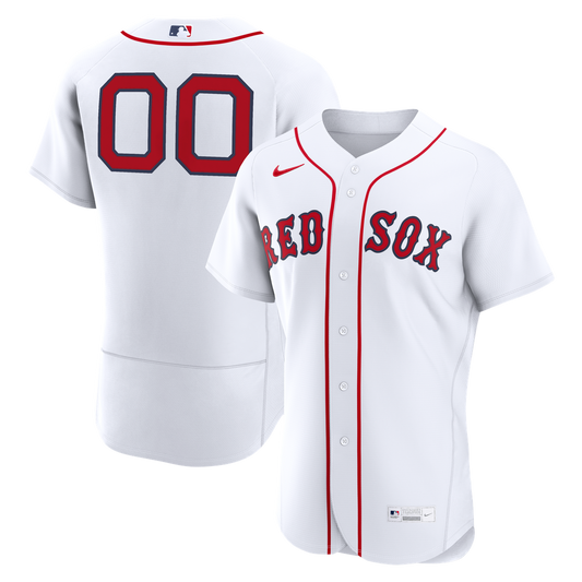 Boston Red Sox Nike Home Authentic Custom Jersey - White