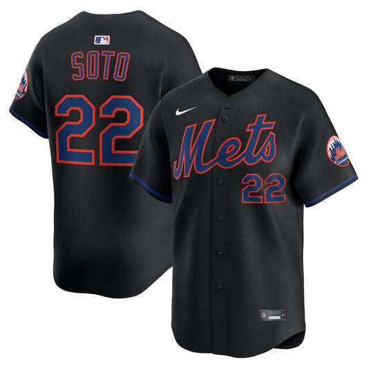 Juan Soto New York Mets Nike Alternate Limited Jersey - Black