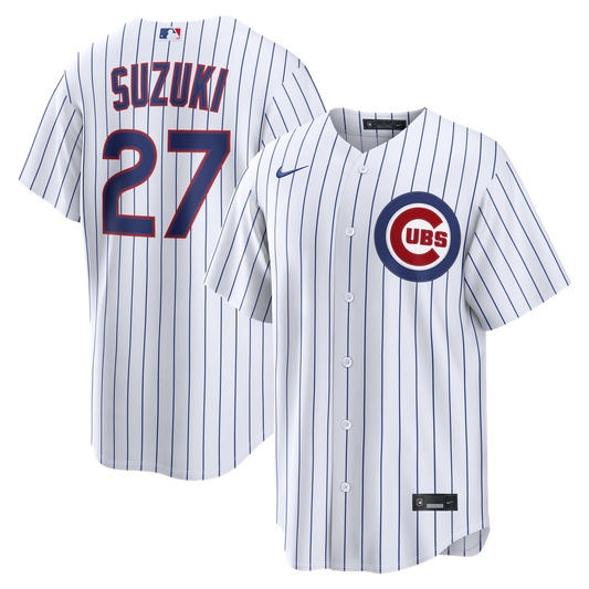 Seiya Suzuki Chicago Cubs Nike Home Replica Jersey - White