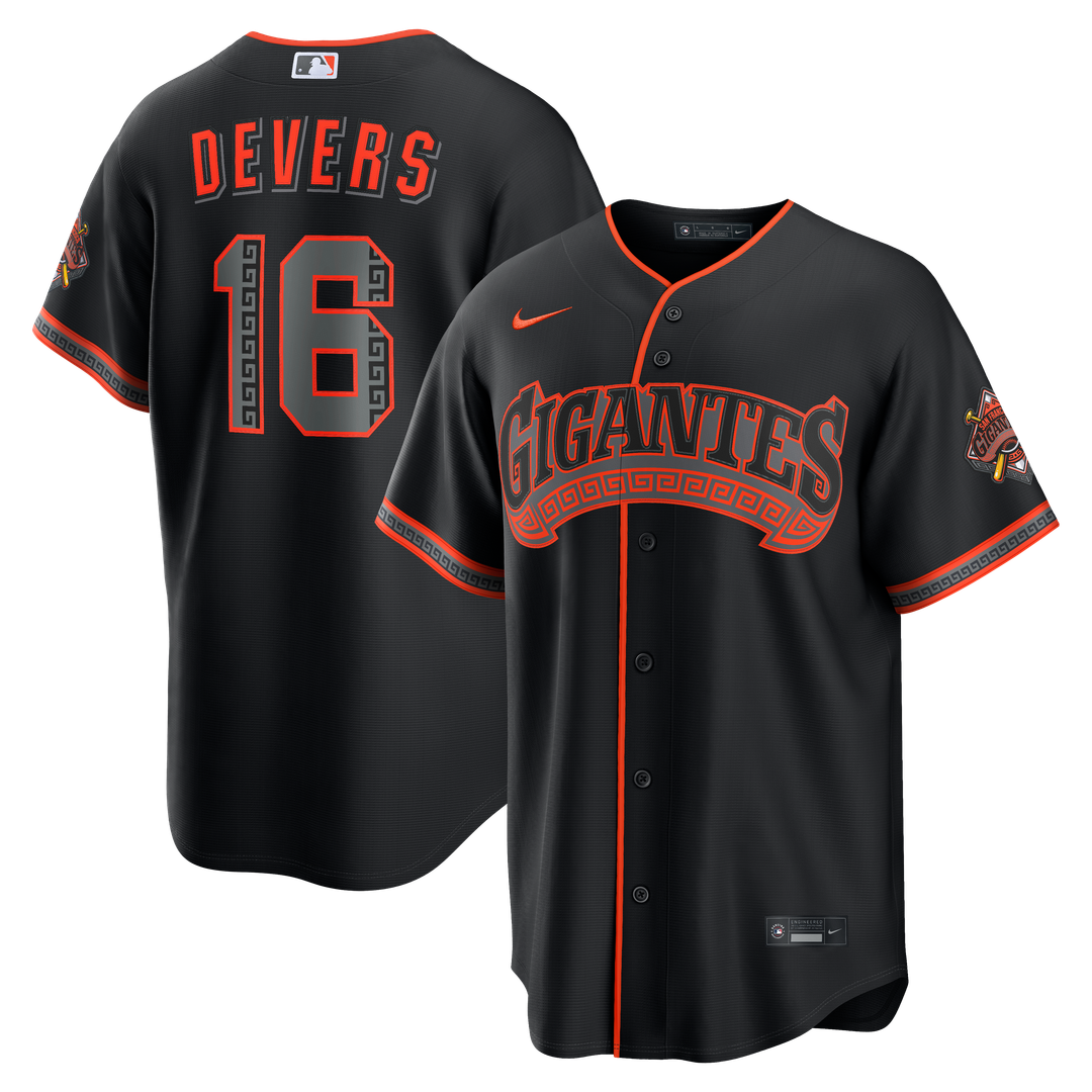 Rafael Devers San Francisco Giants Nike Alternate Stadium Jersey - Black