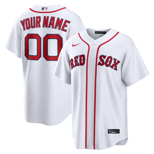Boston Red Sox Nike Home Replica Custom Jersey - White