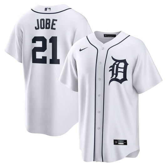 Jackson Jobe Detroit Tigers Nike Home Replica Jersey - White