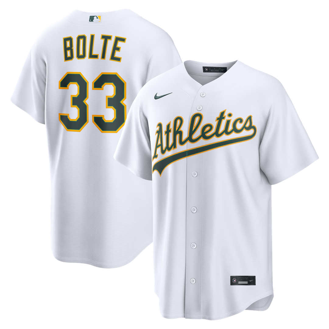 Henry Bolte Athletics Nike Home Replica Jersey - White