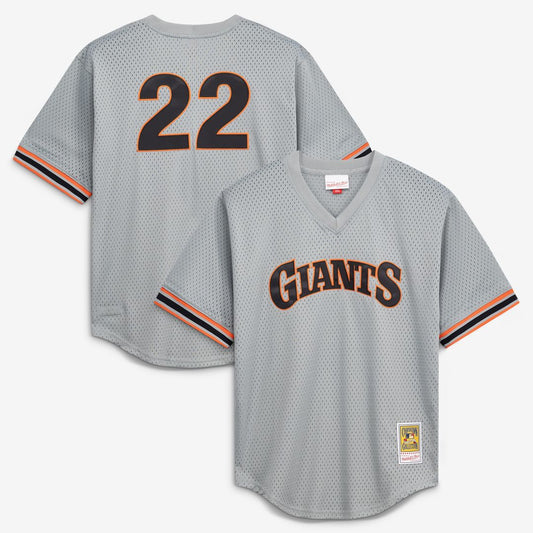 Will Clark San Francisco Giants Mitchell & Ness Authentic Batting Practice Jersey - Gray