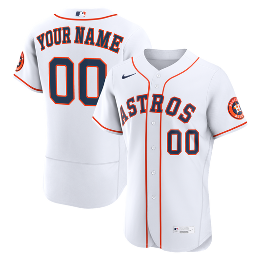 Houston Astros Nike Home Authentic Custom Jersey - White