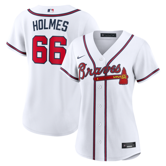 Grant Holmes Atlanta Braves Nike Women's Home Replica Jersey - White