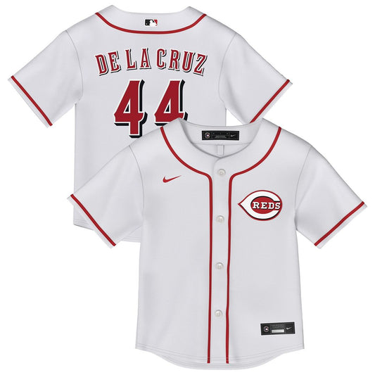 Elly De La Cruz Cincinnati Reds Nike Toddler Home Replica Player Jersey - White