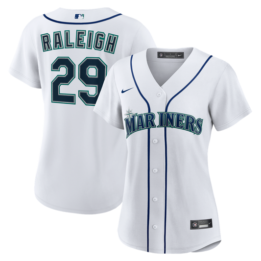 Cal Raleigh Seattle Mariners Nike Women's Home Replica Jersey - White