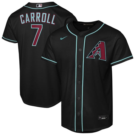 Corbin Carroll Arizona Diamondbacks Nike Youth Alternate Replica Jersey - Black
