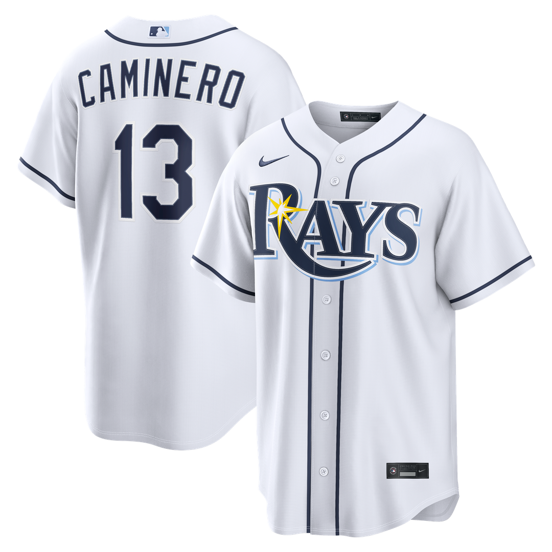 Junior Caminero Tampa Bay Rays Nike Home Replica Jersey - White