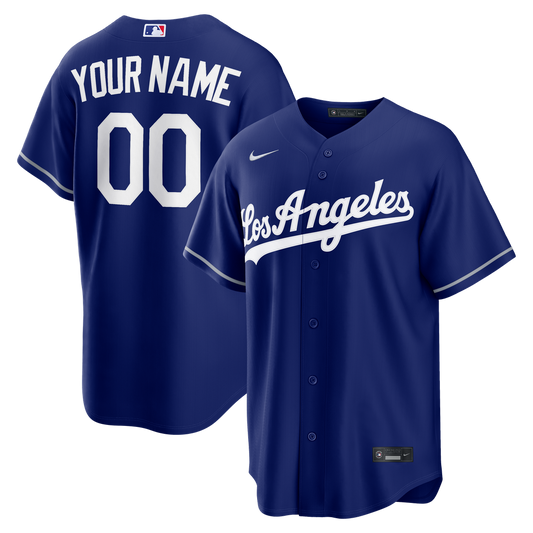Los Angeles Dodgers Nike Alternate Replica Custom Jersey - Royal