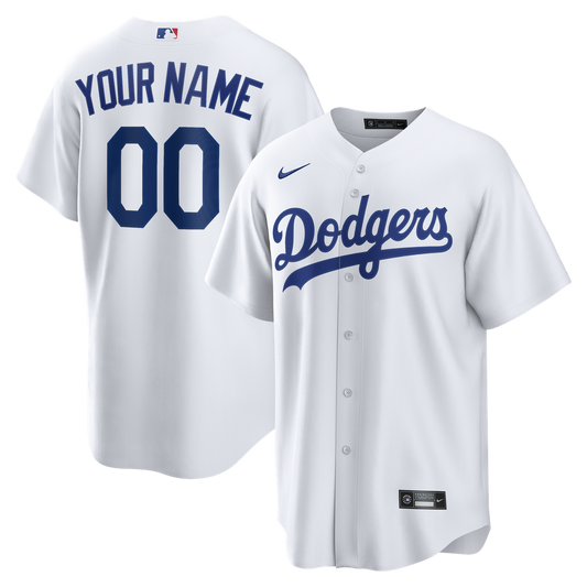 Los Angeles Dodgers Nike Home Replica Custom Jersey - White