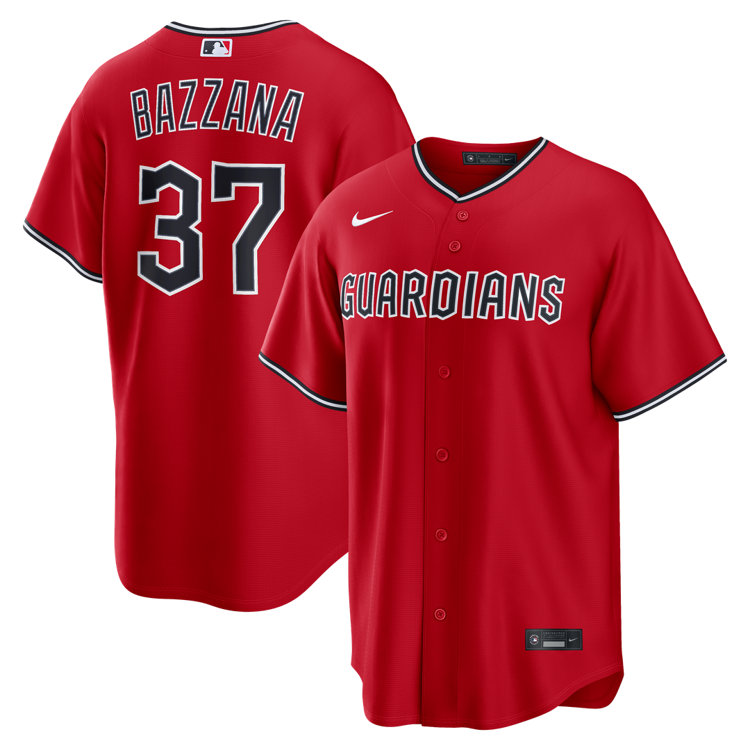 Travis Bazzana Cleveland Guardians Nike Alternate Replica Jersey - Red